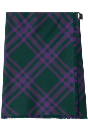 Burberry Falda recta con motivo Vintage Check