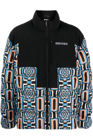 MARCELO BURLON Plumífero con estampado geométrico