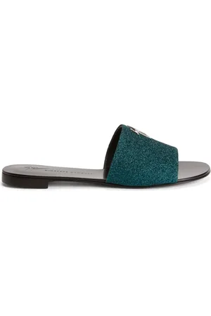 Giuseppe Zanotti Sandalias Shirley con letras del logo
