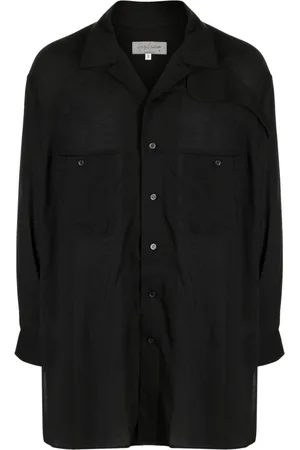 YOHJI YAMAMOTO Camisa con botones y cuello con muesca