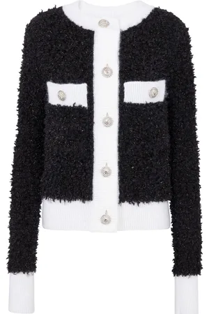 Balmain Cárdigan con ribete en contraste