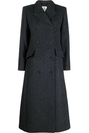 By Malene Birger Abrigo largo Gardenia a cuadros