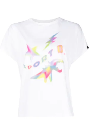 AGNÈS B. Camiseta con logo estampado