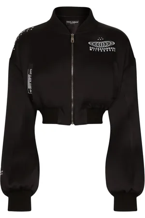 Dolce & Gabbana Chaqueta corta con logo estampado