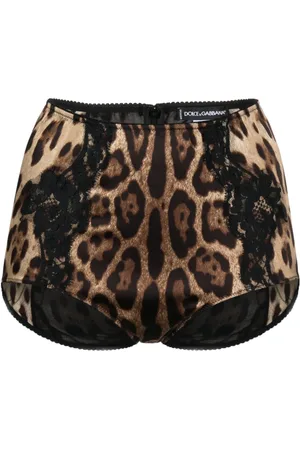 Dolce & Gabbana Bragas con estampado de leopardo