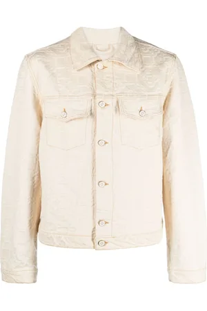 Casablanca Chaqueta vaquera con monograma en jacquard
