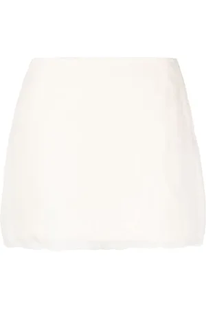 BLANCA Minifalda de seda