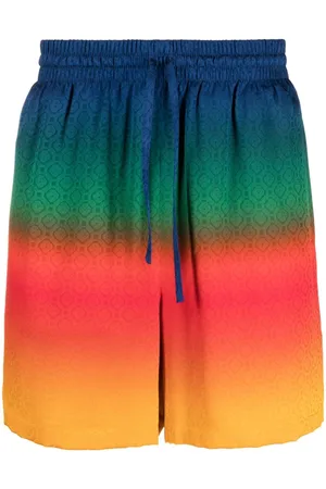 Casablanca Bermudas de seda Peace Gradient
