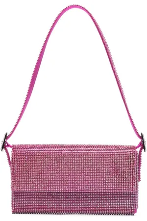 BENEDETTA BRUZZICHES Bolso de hombro Vittissima con apliques de cristal