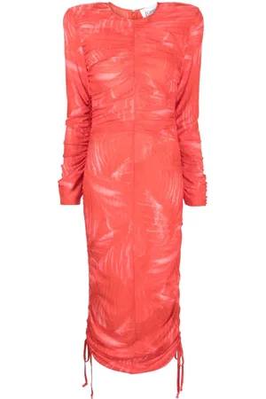 Cannari Concept Vestido midi fruncido