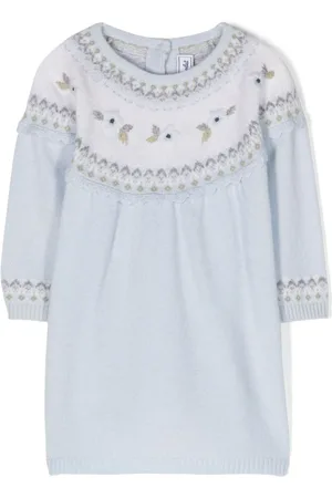 Tartine Et Chocolat Vestido con bordado floral