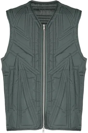 Y-3 Chaleco acolchado con cremallera