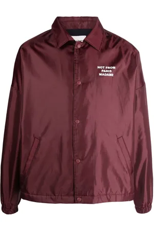 Drôle de Monsieur Chaqueta bomber con texto estampado