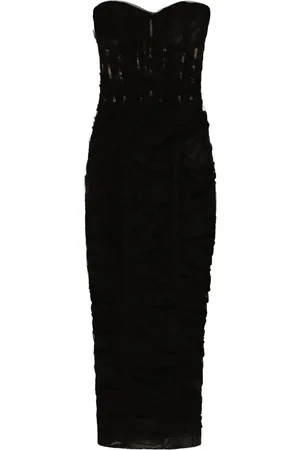 Dolce & Gabbana Vestido estilo corsé de tul