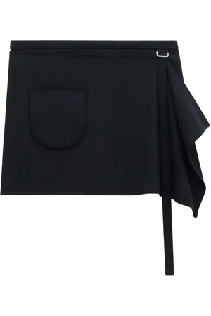 Courrèges Minifalda con detalle drapeado