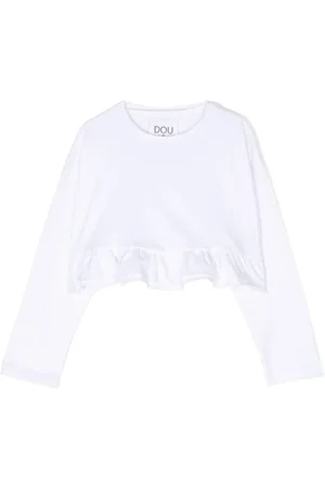 DOUUOD KIDS Camiseta con volantes