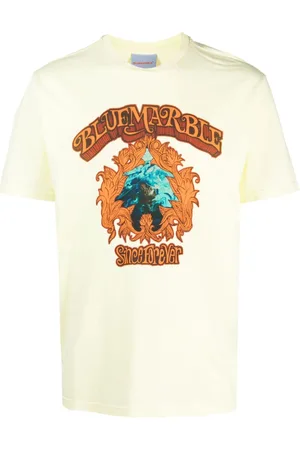 Bluemarble Camiseta con logo estampado