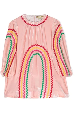 Stella McCartney Vestido corto con motivo bordado