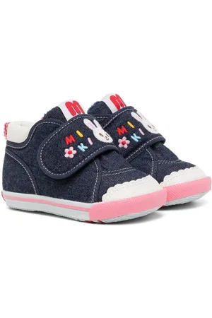 Miki House Zapatillas Bunny con tira autoadherente