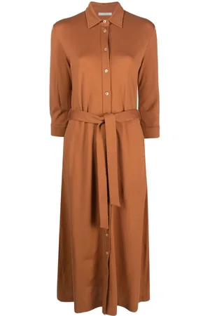 Circolo Vestido midi de manga larga