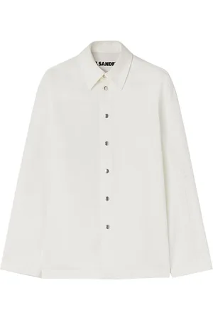 Jil Sander Camisa con logo en relieve
