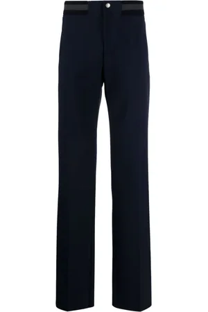 OFF-WHITE Pantalones rectos a rayas