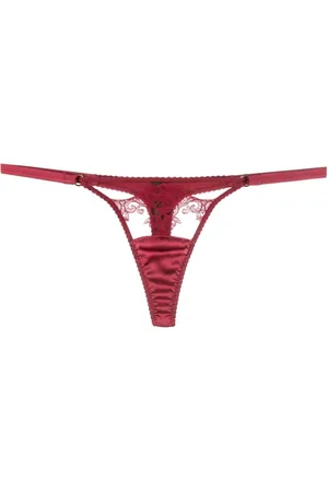 Fleur of England Tanga Gisele con bordado floral