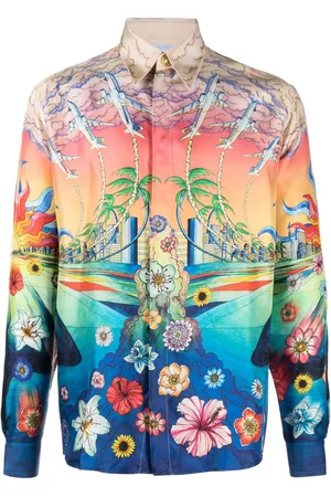 Casablanca Camisa con estampado gráfico
