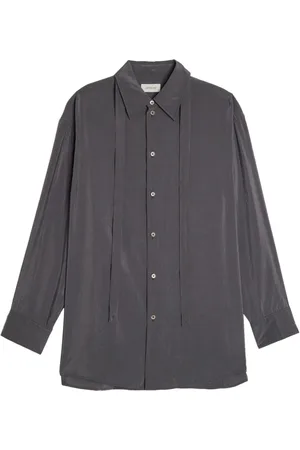 LEMAIRE Camisa con cuello lazado
