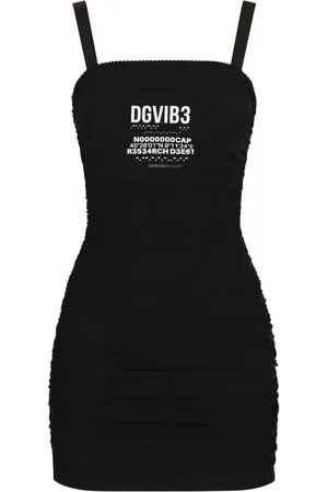 Dolce & Gabbana Vestido corto con logo