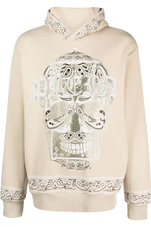 Philipp Plein Sudadera Paisley Strass con capucha