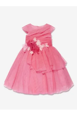 Marchesa Notte Vestido con apliques florales