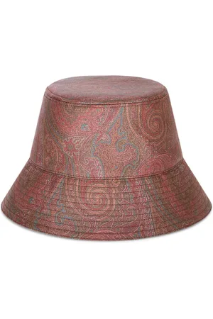 Etro Sombrero de pescador con estampado de cachemira