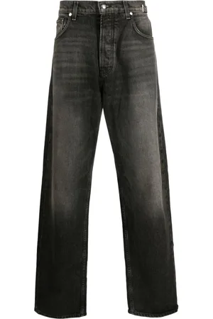 Rhude Vaqueros anchos de talle medio