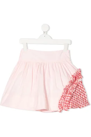 Simonetta Falda midi acampanada en patchwork