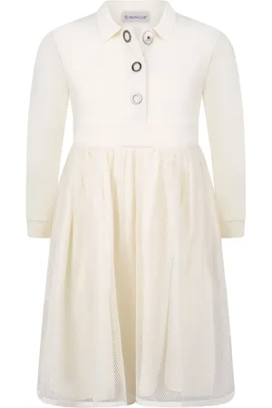 Moncler Vestido de punto con parche del logo