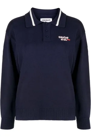 Chocoolate Jersey bordado con botones