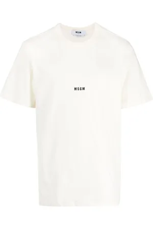 Msgm Camiseta con logo estampado