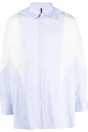 OAMC Camisa a rayas con paneles