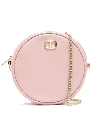 Twin-Set Bandolera con placa del logo