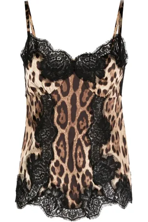 Dolce & Gabbana Camisola con estampado de leopardo
