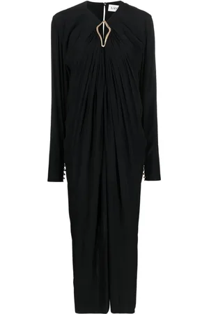 Lanvin Vestido midi con abertura
