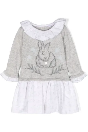 PATACHOU Vestido estampado en intarsia