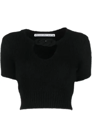 Alexander Wang Top corto con detalle de cuerda