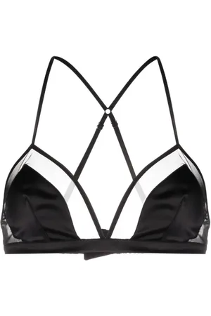 Dolce & Gabbana Sujetador con paneles de tul