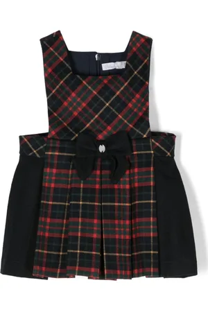PATACHOU Vestido midi a cuadros tartán