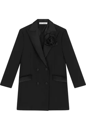 Dolce & Gabbana Abrigo con apliques florales