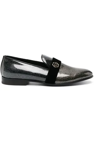 Philipp Plein Mocasines Hexagon con detalle de purpurina