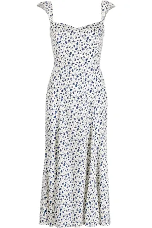 Reformation Vestido con estampado gráfico