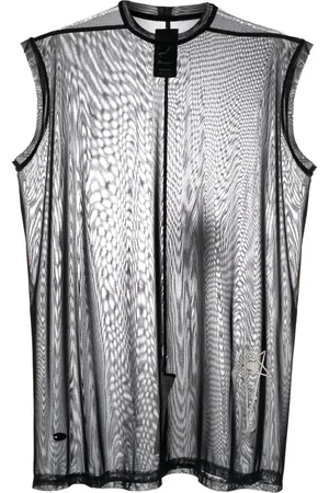Rick Owens Top con logo bordado
